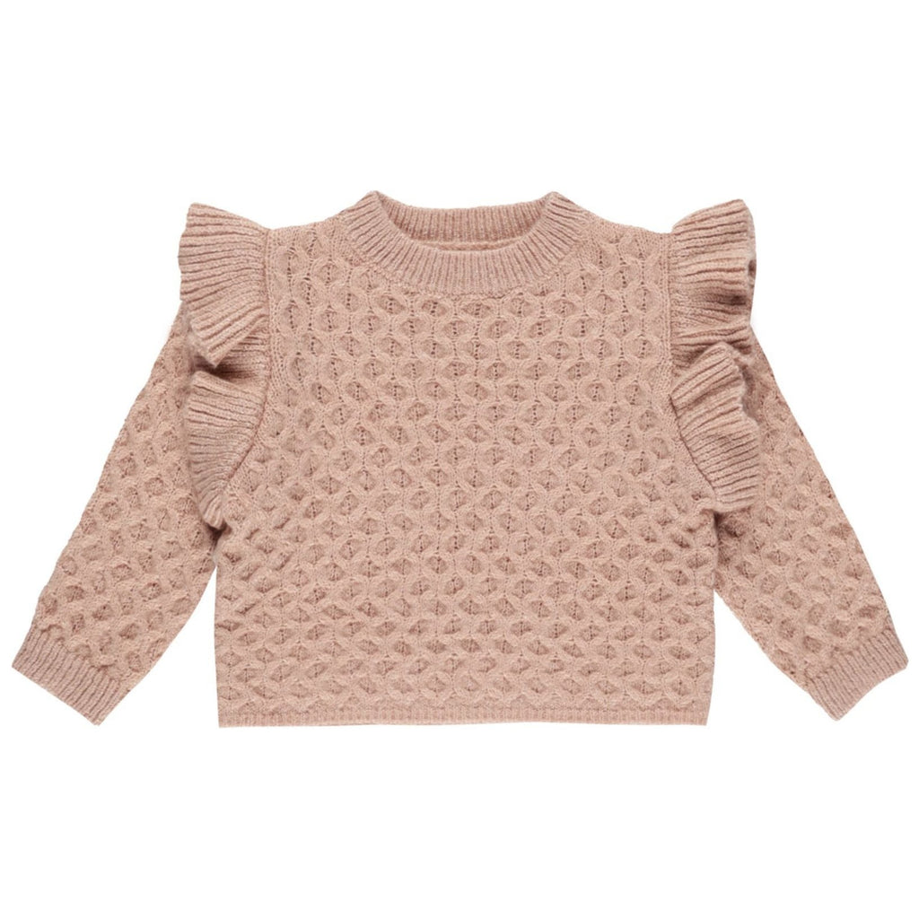 Rylee + Cru La Reina Sweater - Rose