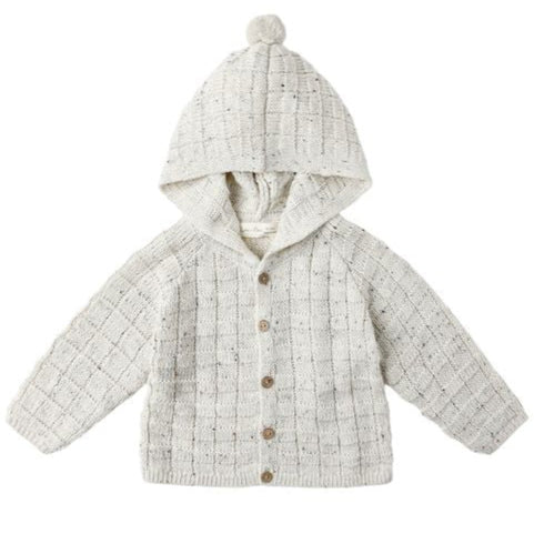 Rylee + Cru Tassel Cardigan - Oatmeal Speckle