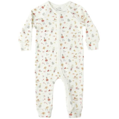 Rylee + Cru Organic Pajama Long John - Festive