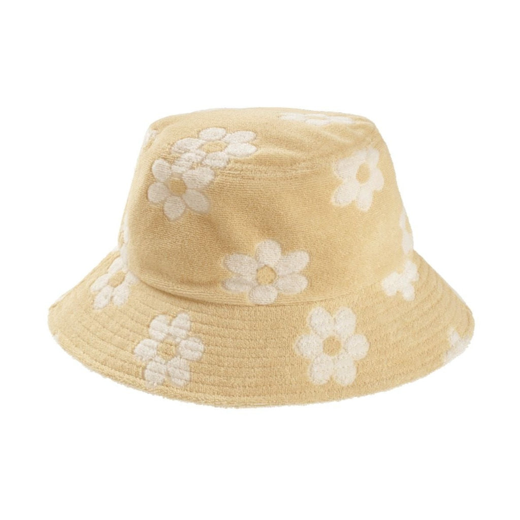 Rylee + Cru Beach Terry Bucket Hat - Daisies