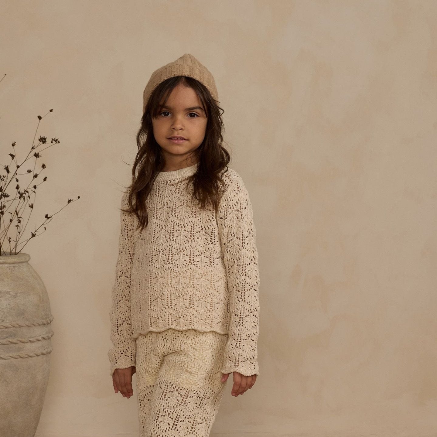 Rylee + Cru Crochet Knit Pant