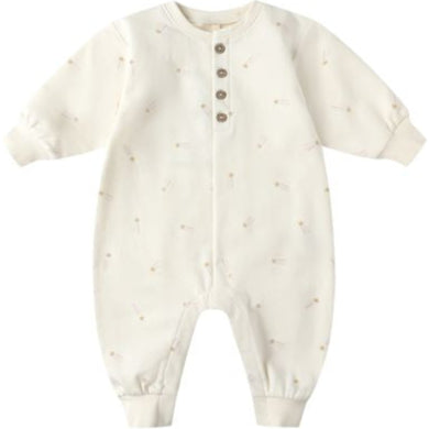 Quincy Mae Relaxed Fleece Jumpsuit - Shooting Stars