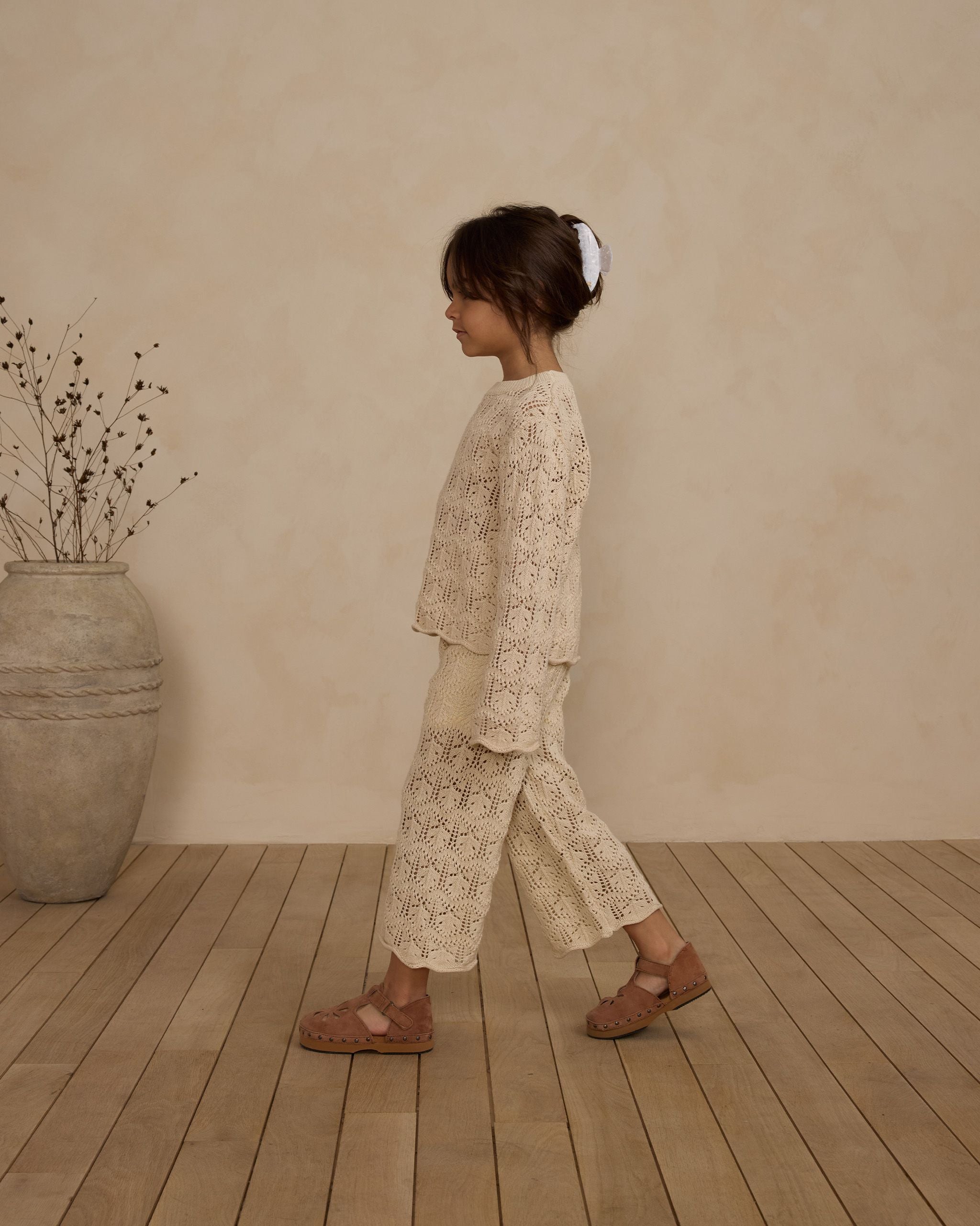 Rylee + Cru Crochet Knit Pant