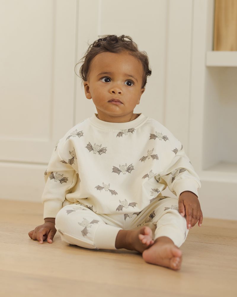Quincy Mae Relaxed Sweatshirt - Bats