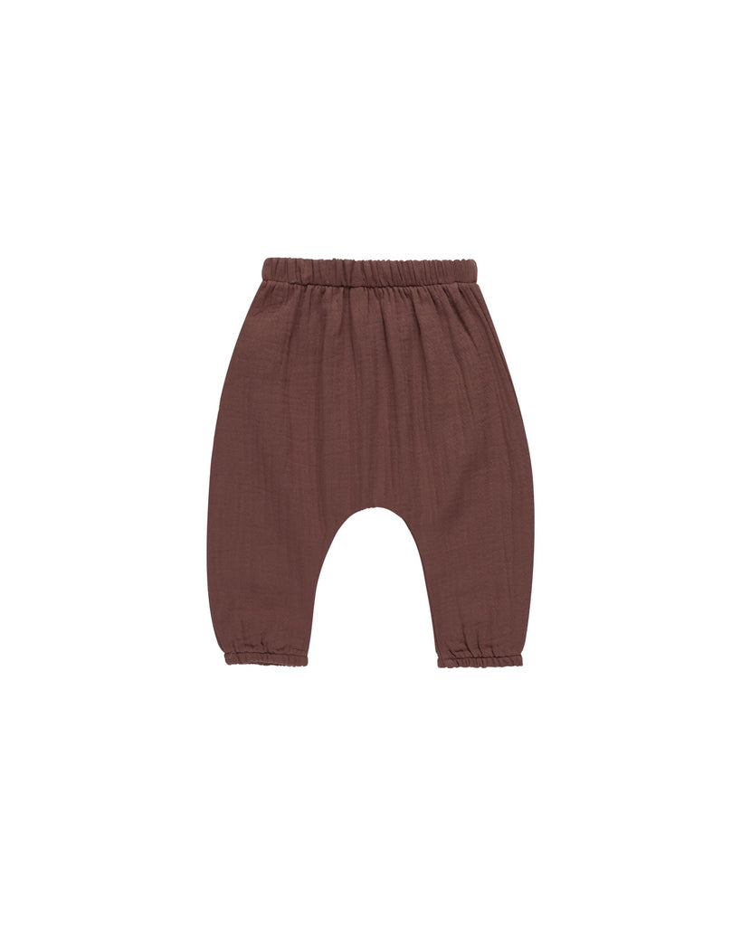 Quincy Mae Woven Pant - Plum