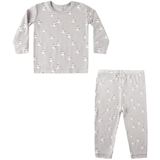 Quincy Mae  Bamboo Pajama Set - Snowmen