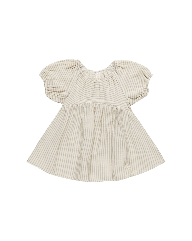 Quincy Mae Bella Dress - Basil Stripe