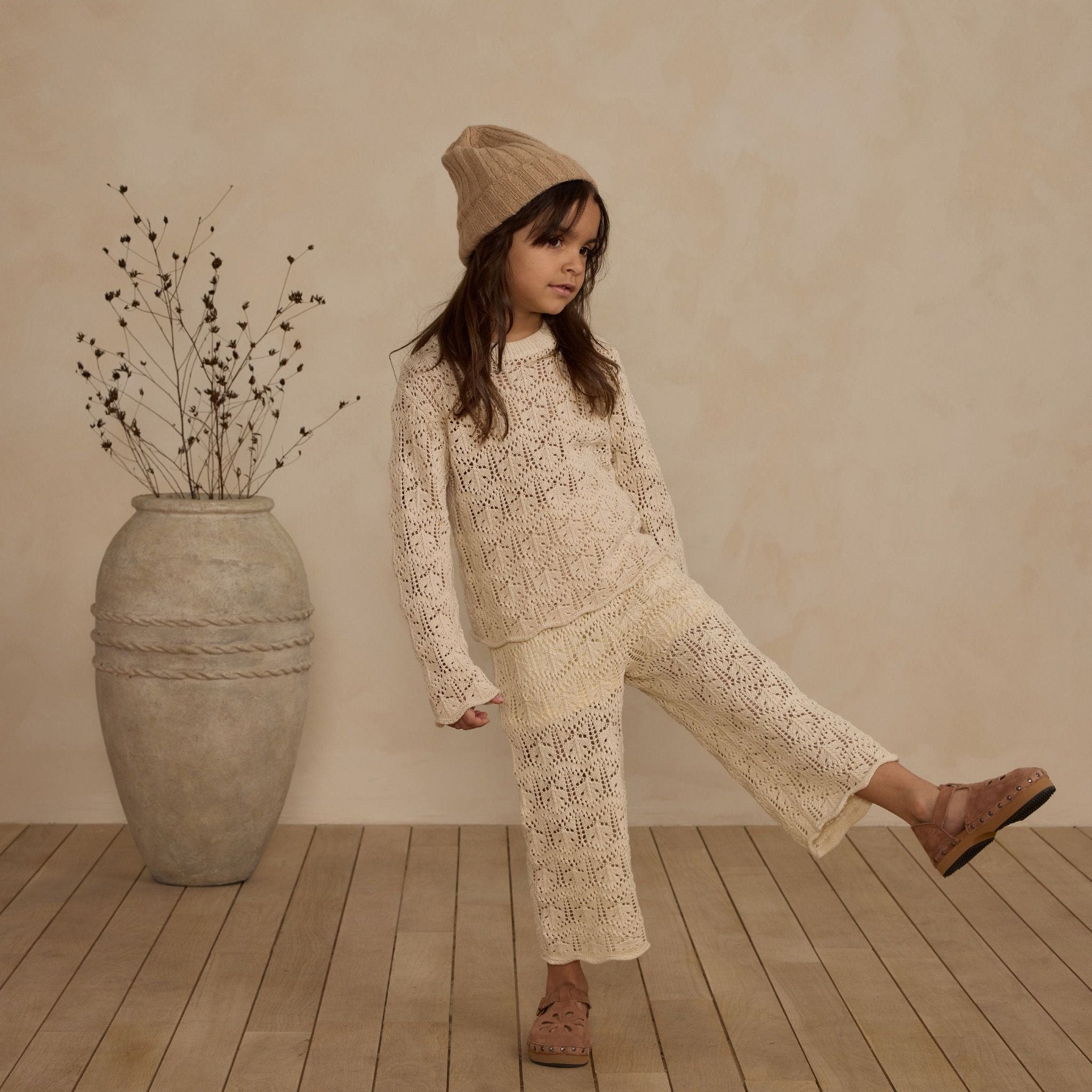 Rylee + Cru Crochet Knit Pant
