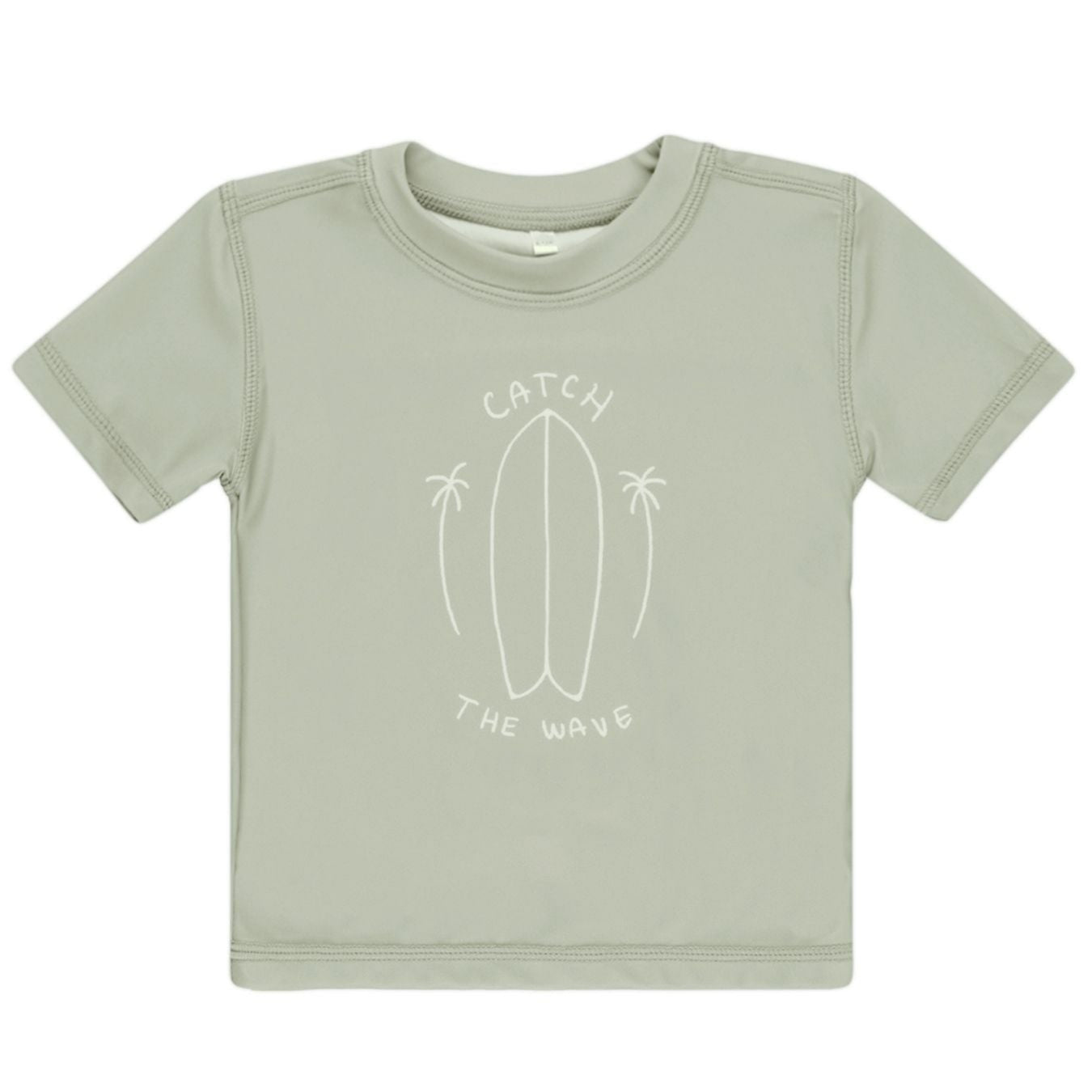 Rylee + Cru Short Sleeve Rash Guard - Sage