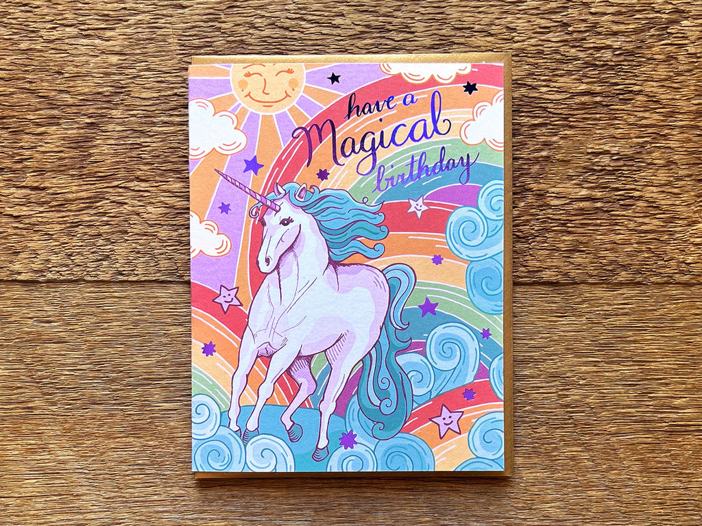 Birthday Unicorn Card