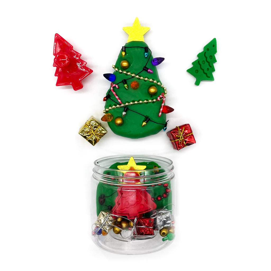 Decorate a Christmas Tree Dough Globe Sensory Play Dough Kit