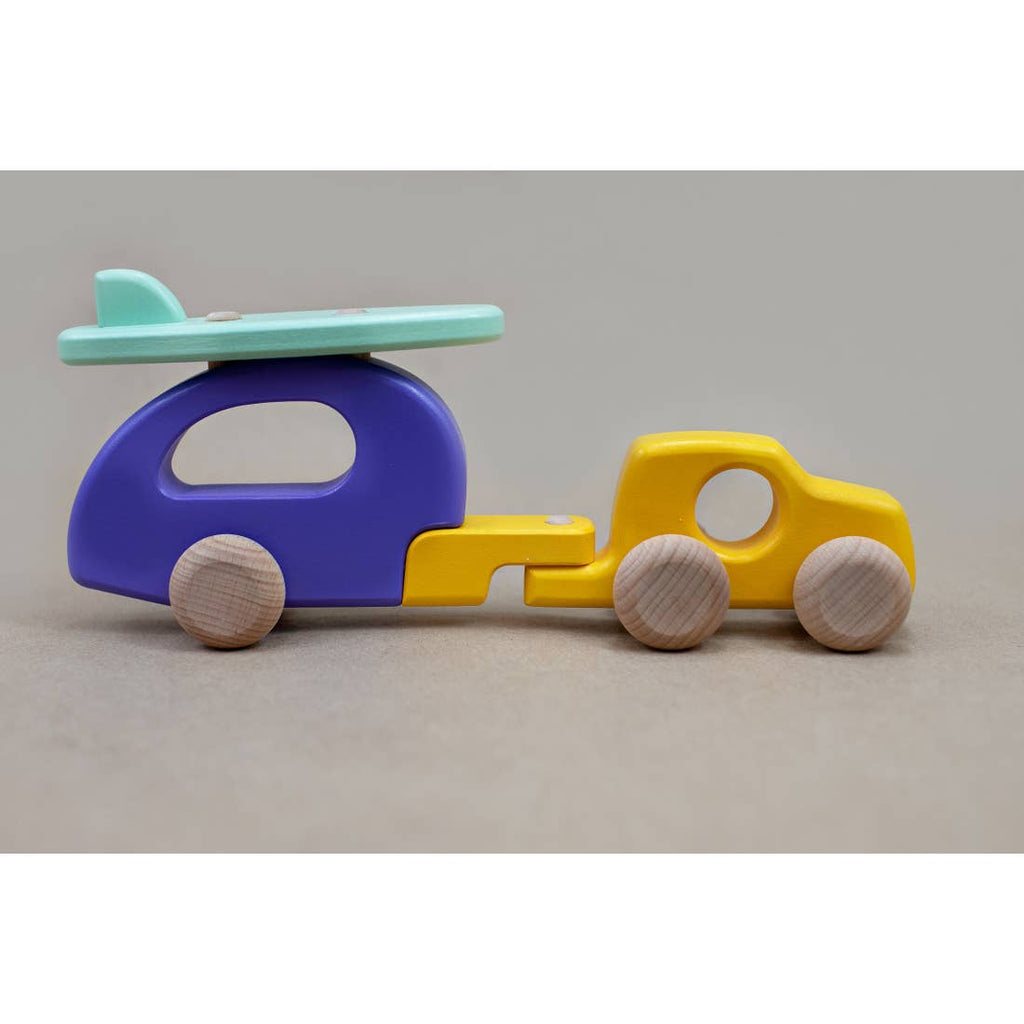 Bajo Wooden Car with Camper