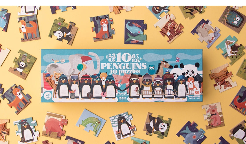 Londji 10 Penguins Puzzle