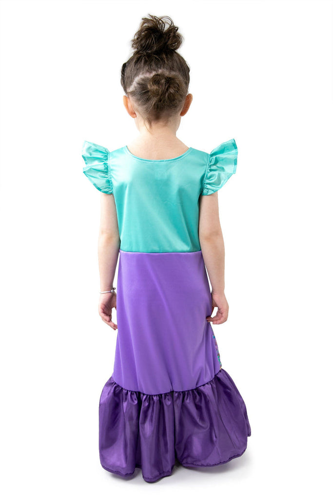 Purple Sparkle Mermaid Dress