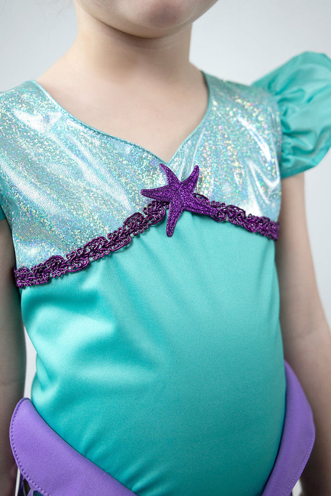 Purple Sparkle Mermaid Dress