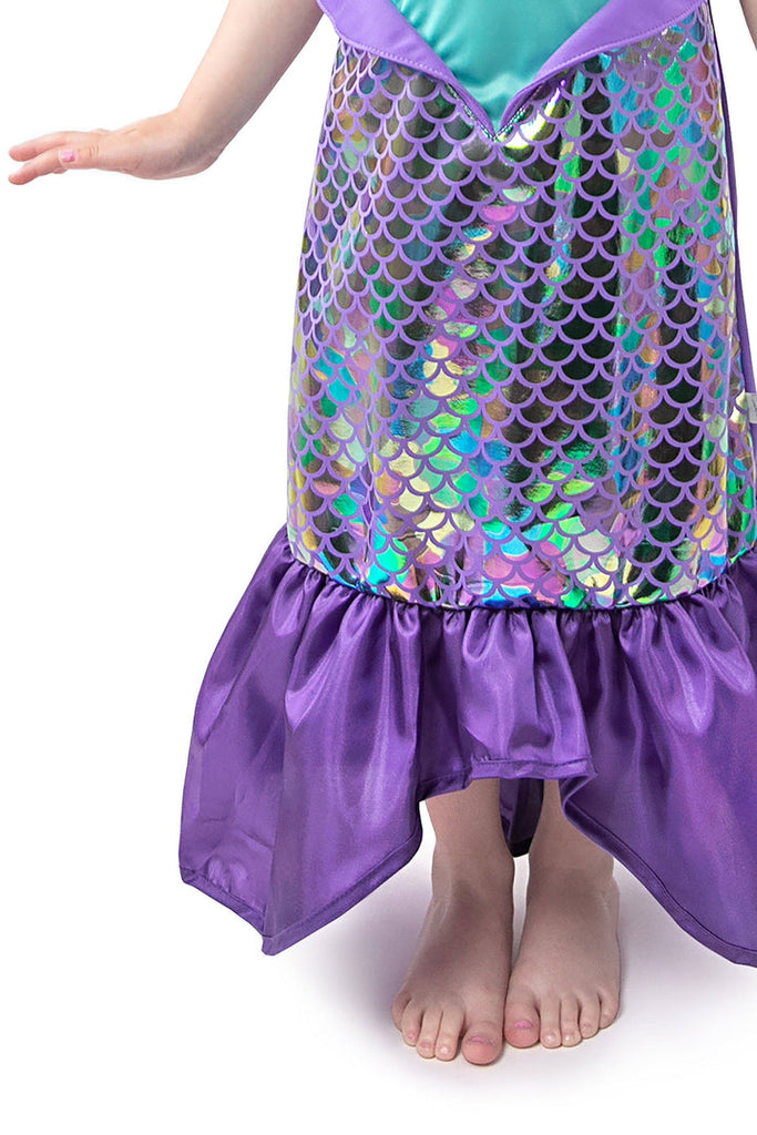 Purple Sparkle Mermaid Dress