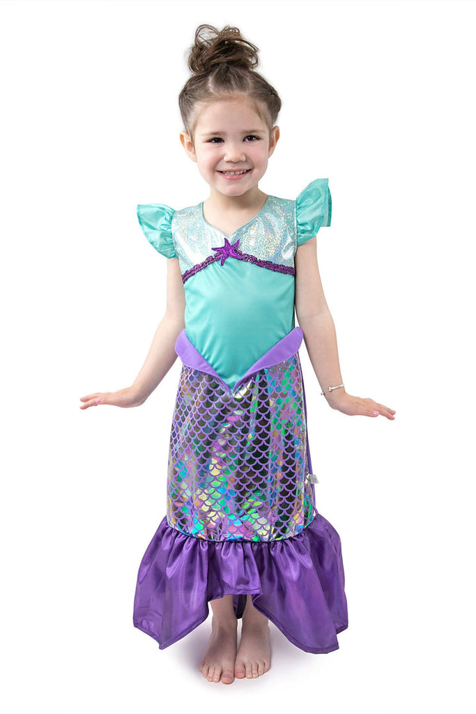 Purple Sparkle Mermaid Dress