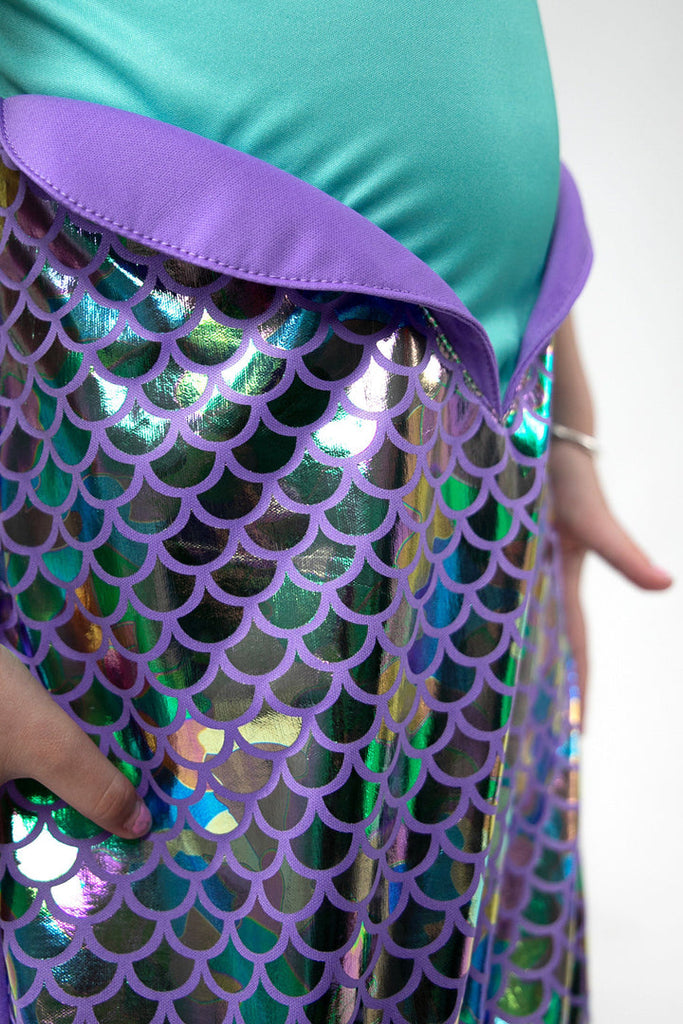Purple Sparkle Mermaid Dress