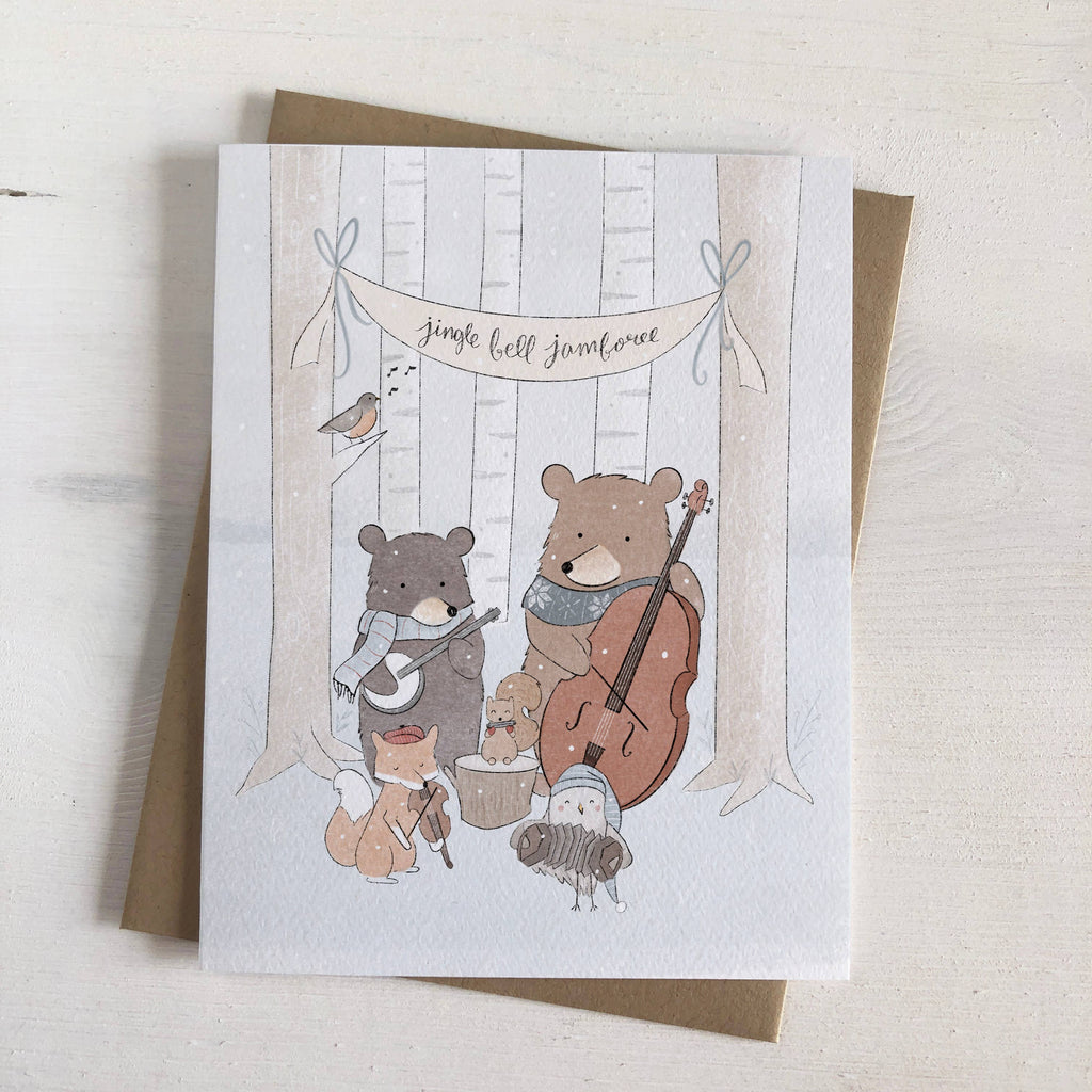 Fox & Bear Paper Co. - Jingle Bell Jamboree Greeting Card