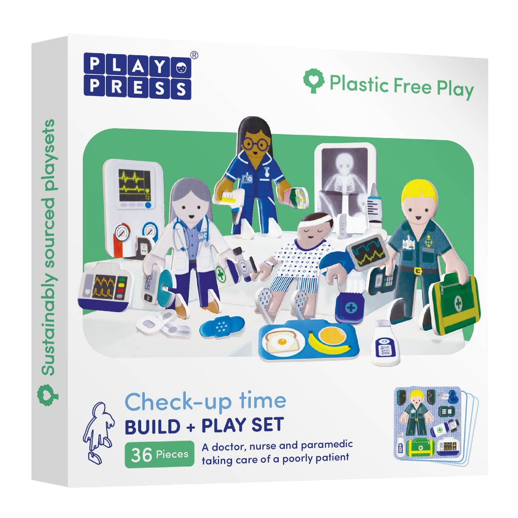 PlayPress Check-up Time Pop-out Play Set