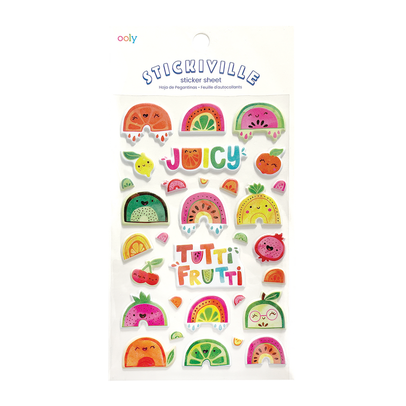 Ooly Stickiville Stickers  -  Tutti Fruitti