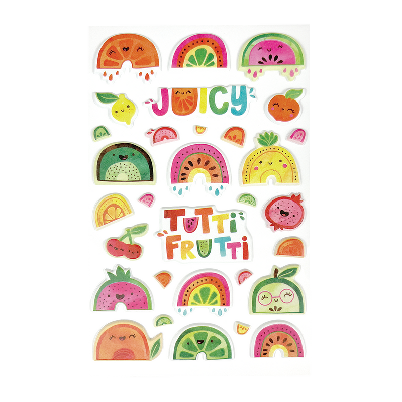 Ooly Stickiville Stickers  -  Tutti Fruitti