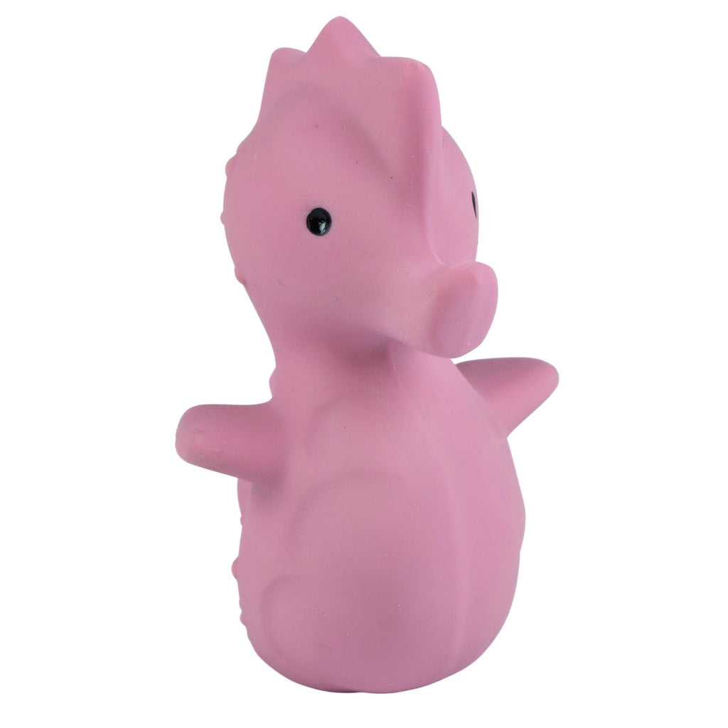 Sea Horse — Natural Rubber Teether, Rattle & Bath Toy