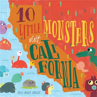 Familius Books - 10 Little Monsters Visit California