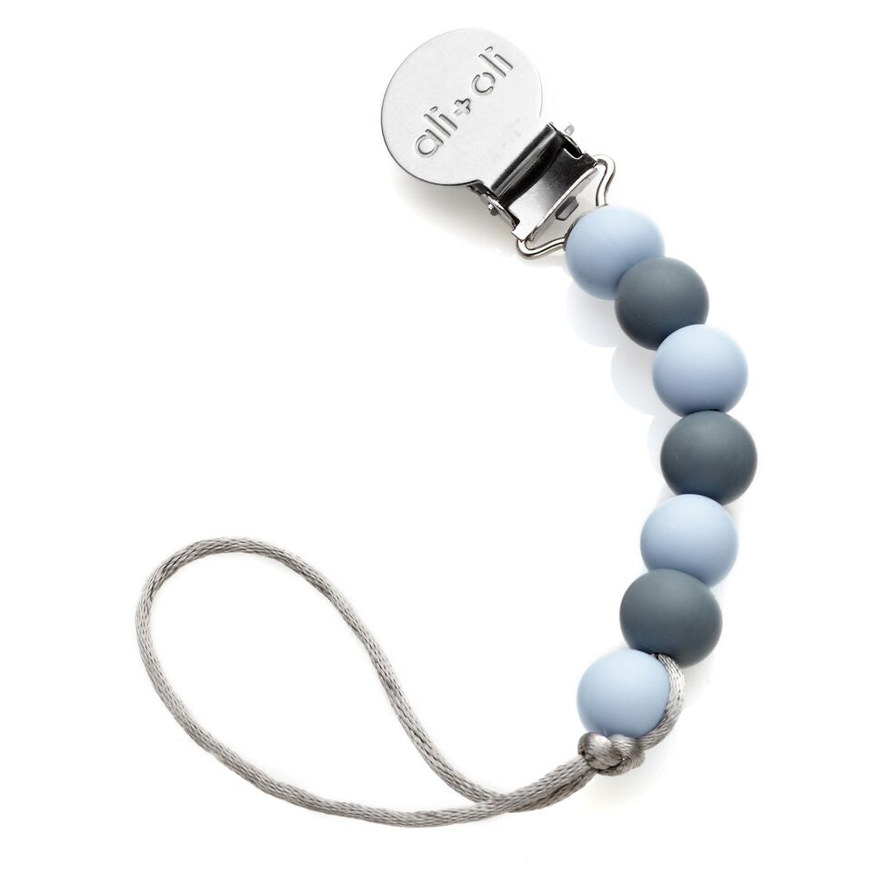 Pacifier Clip - Isa Blue
