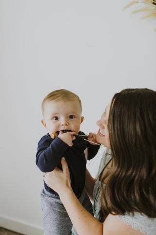 The Collins - Black Teething Necklace