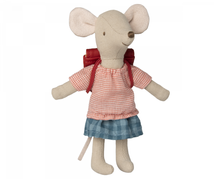 Maileg Tricycle Mouse Big Sister - Red