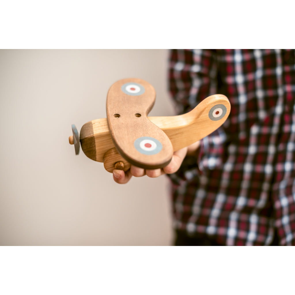 Handcrafted Wooden Plane Toy