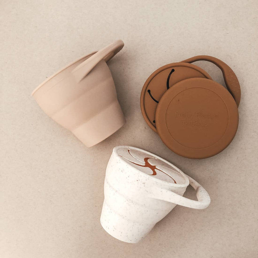 Collapsible Snack Cup - Pebble