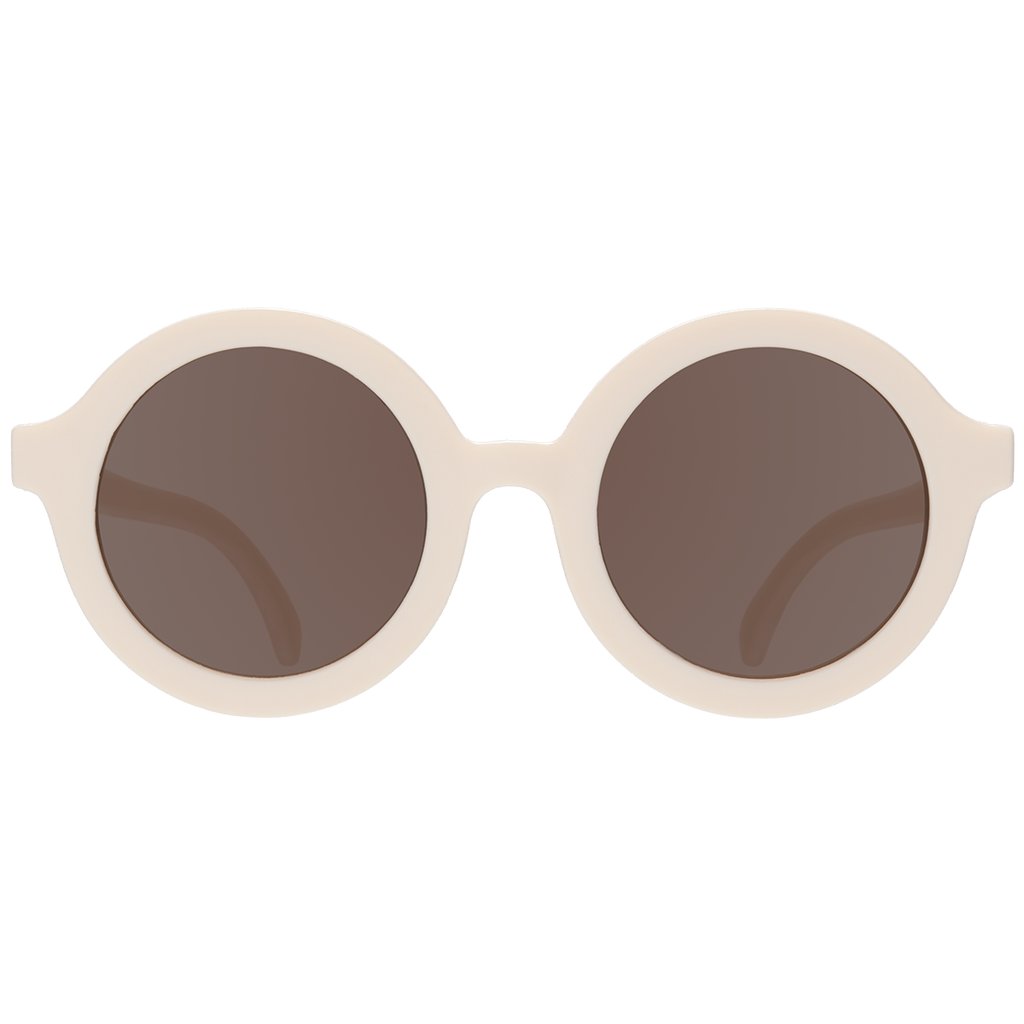 Babiators Euro Round Sweet Cream with Amber Lens Sunglasses