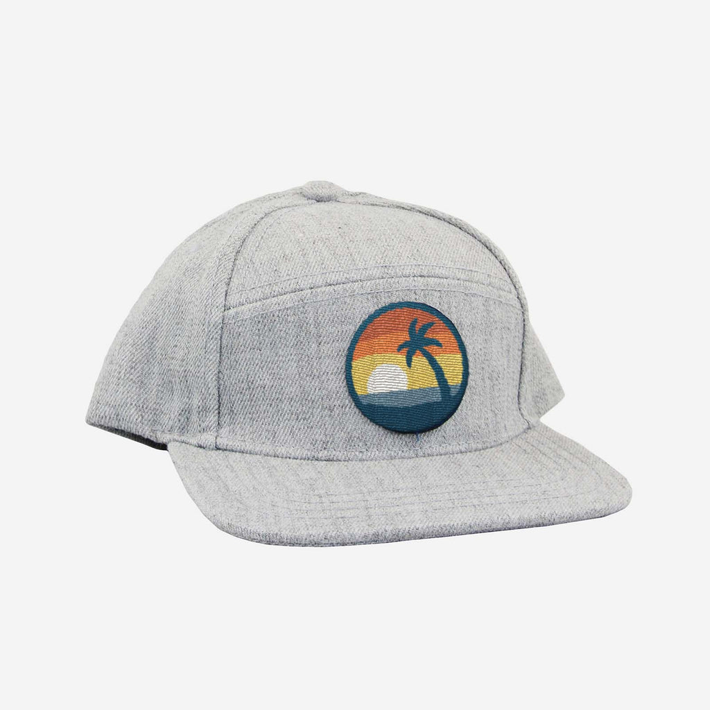 The Blueberry Hill - Snapback Embroidered Hat -  Palm
