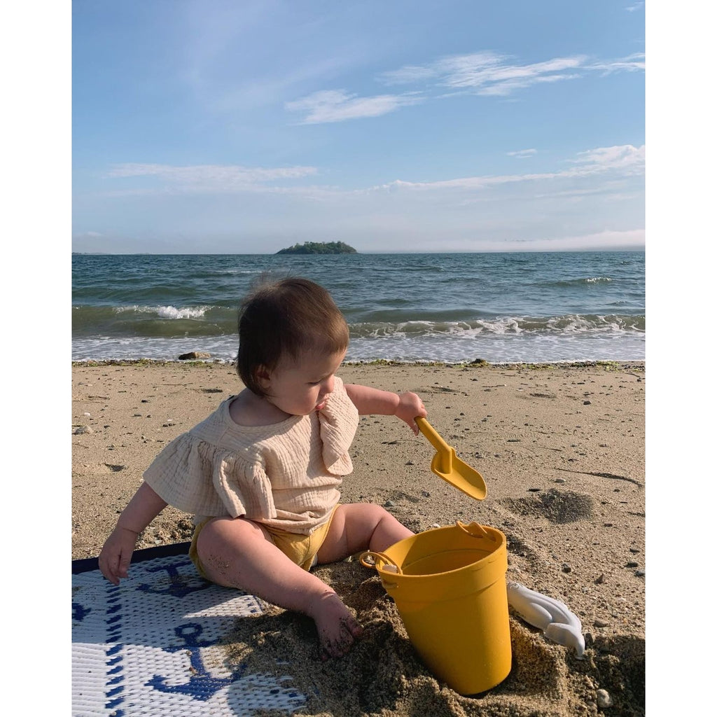 Silicone Sand Beach Toy Set - Mustard
