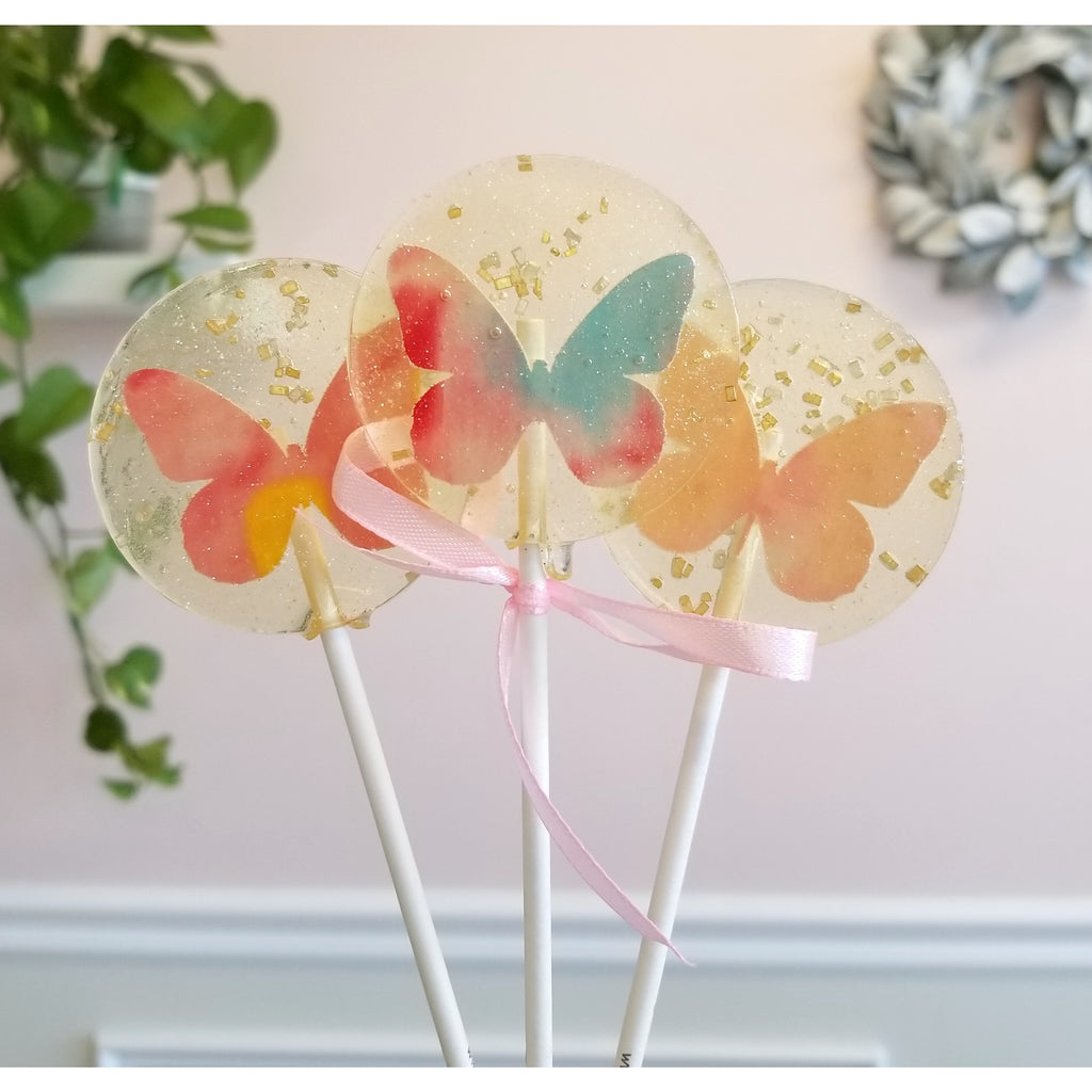 Butterfly Spring Lollipop - Guava