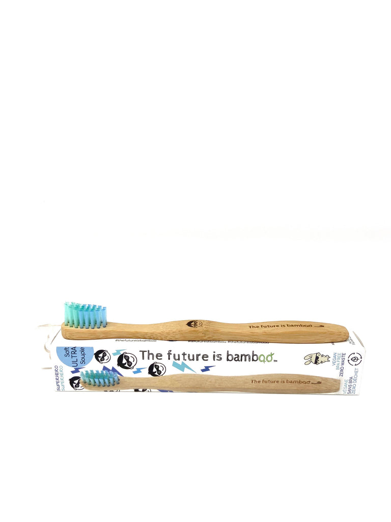 The future is bamboo - Superhero Toothbrush