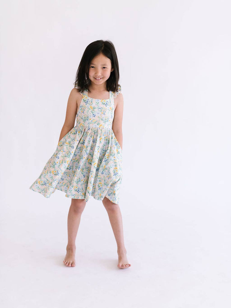 Rosita Dress in Bunny Garden