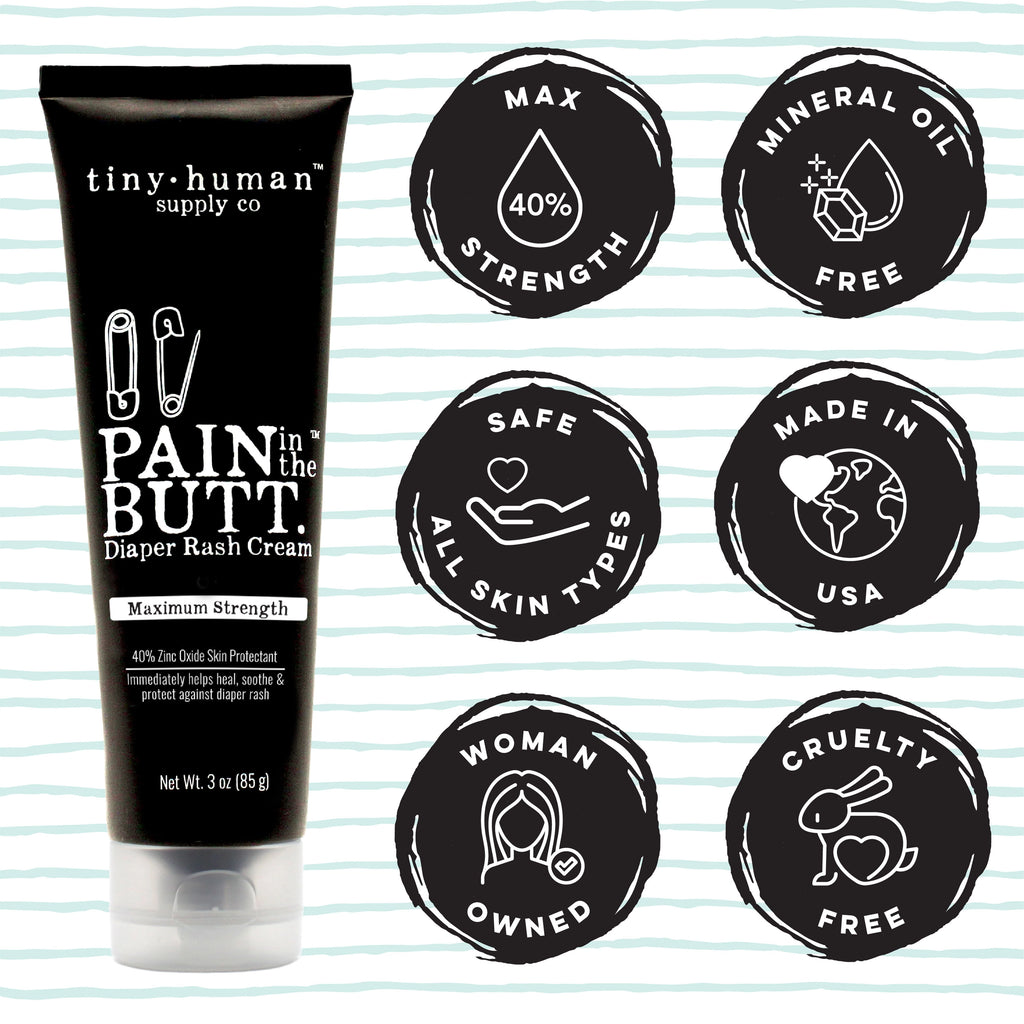 Tiny Human Supply Co. - Pain In The Butt™  MAX Diaper Rash Cream