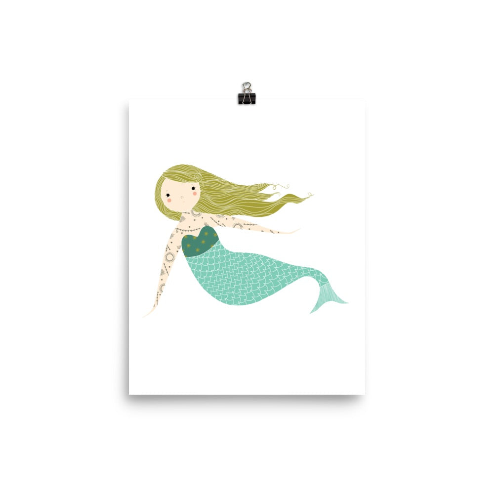 Gingiber - Mermaid Print