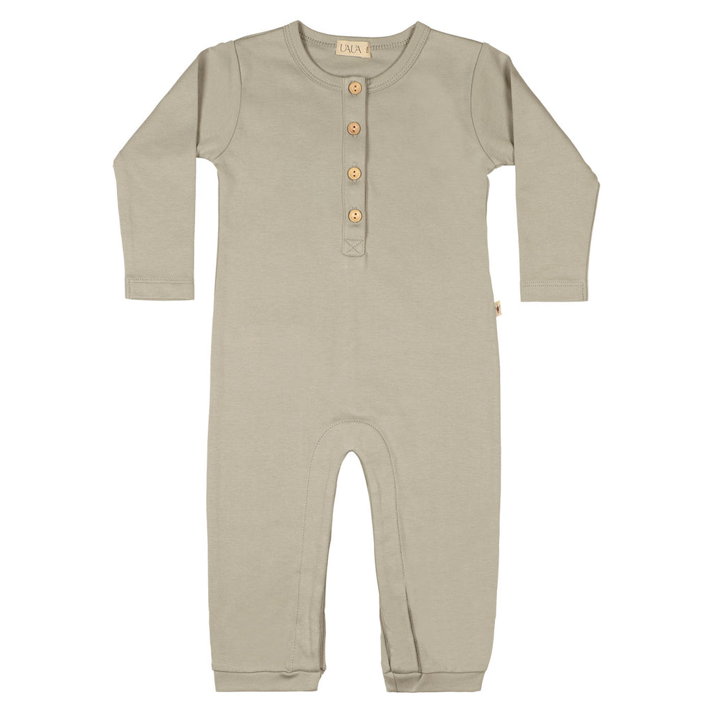 Uaua Jumpsuit with Buttons - Oceano