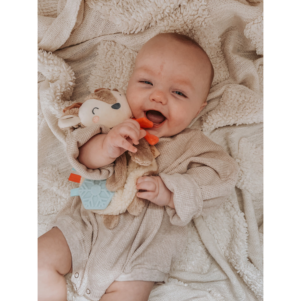 Holiday Reindeer Itzy Lovey™ Plush + Teether Toy