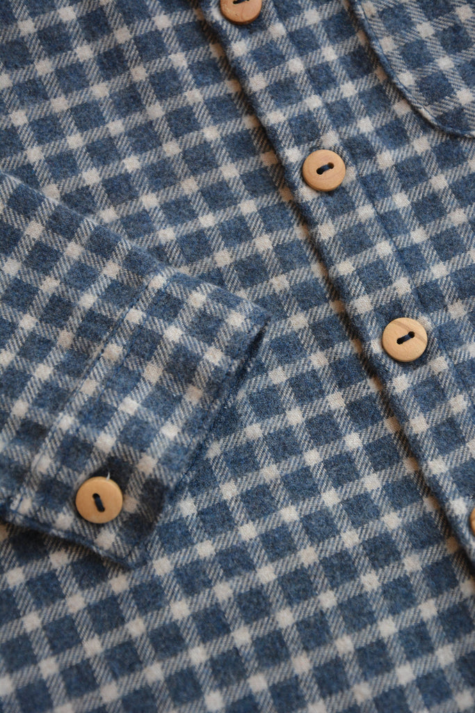 Flannel Gingham Button Up Shirt