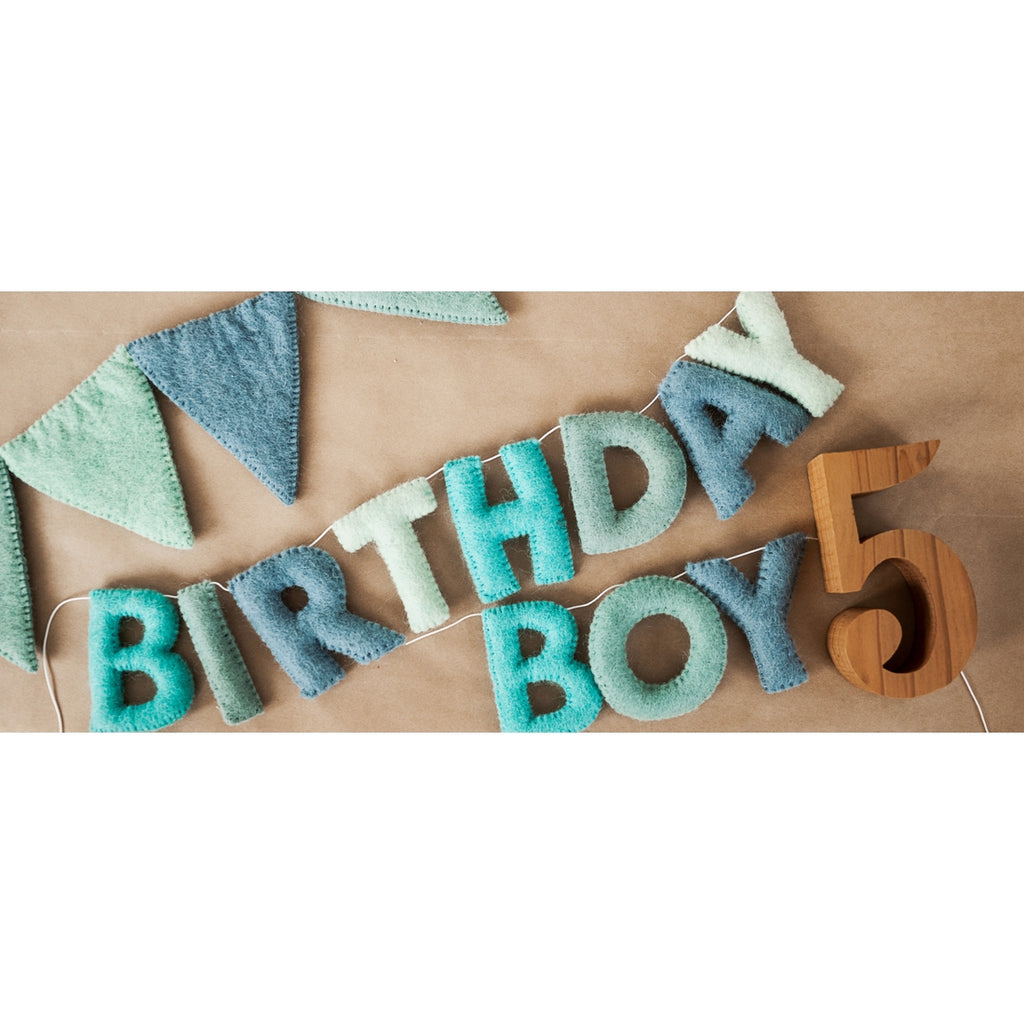 Birthday Felt Letter Garland