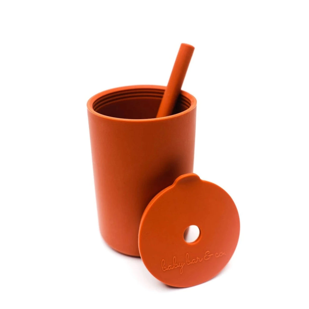 BB Silicone Cup with Straw