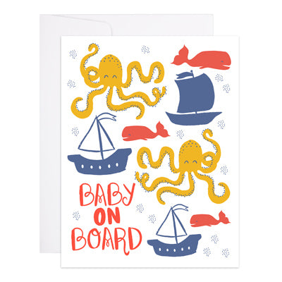 9th Letter Press - Baby on Board