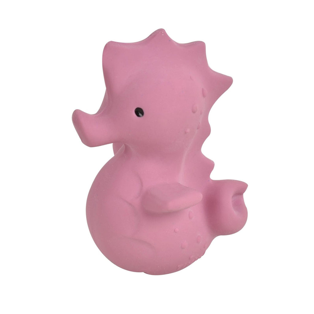 Sea Horse — Natural Rubber Teether, Rattle & Bath Toy