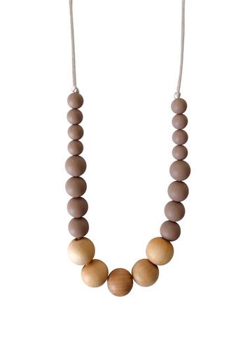 Chewable Charm - The Landon - Desert Taupe Teething Necklace