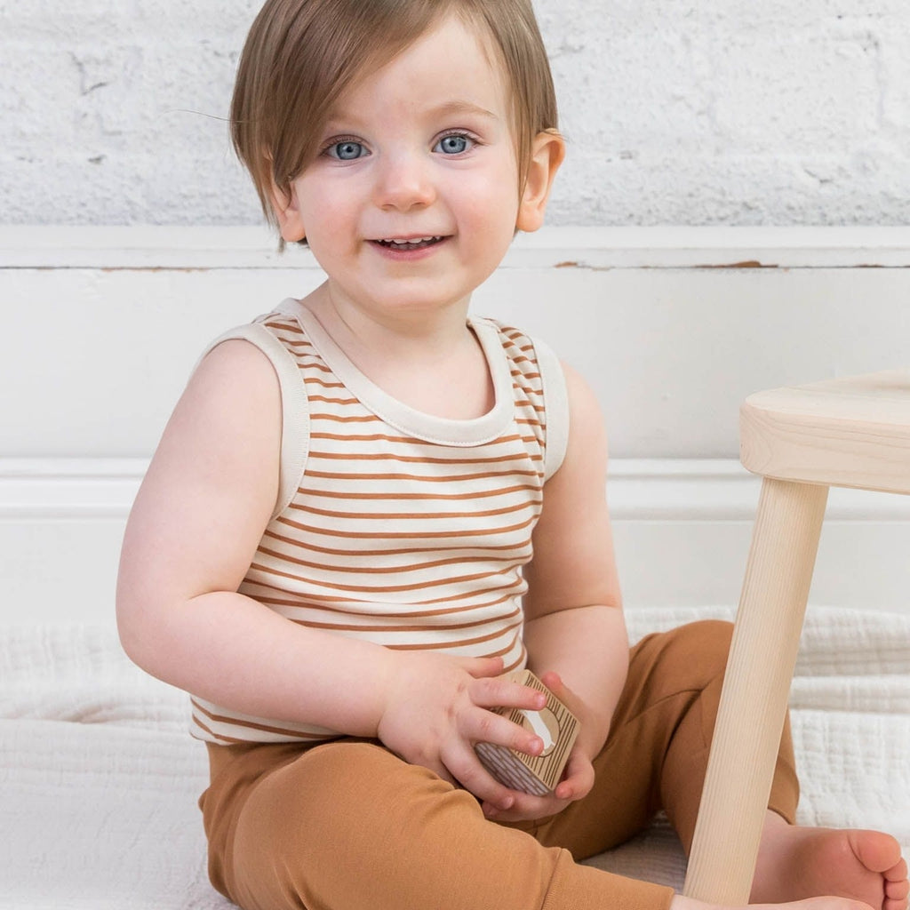 Boulder Tank Bodysuit - Sunset Stripe